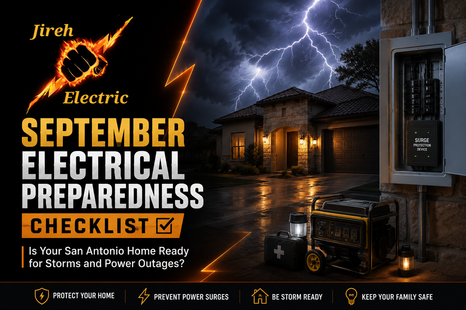 September is National Preparedness Month: Is Your San Antonio Home Ready for Storms and Power Outages?