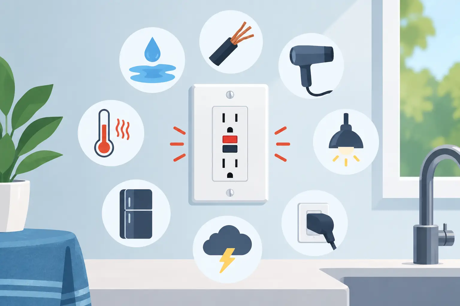 Why Does a GFCI Outlet Trip? 8 Common Causes